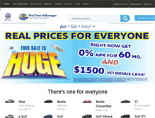 Tablet Screenshot of firstteamvw.com